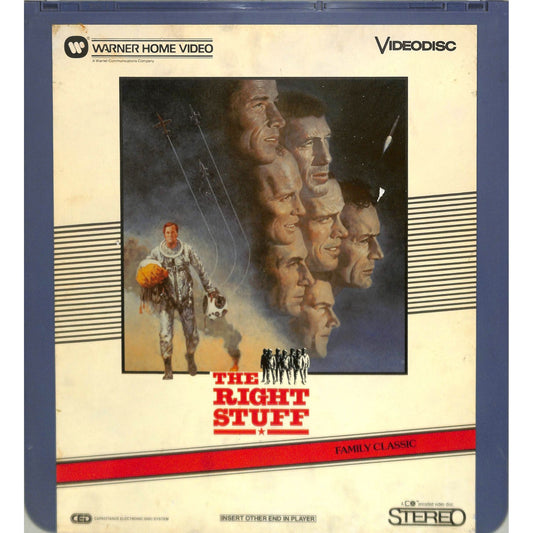 The Right Stuff (1983) Vintage Double CED Videodisc
