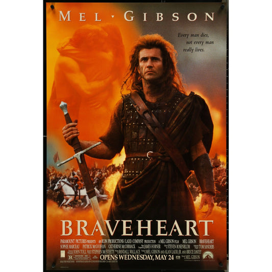 Braveheart (1995) Original Movie Poster Rolled 27x40