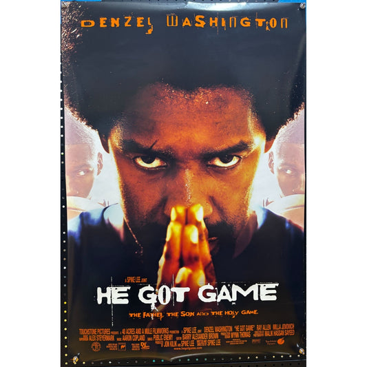 He Got Game (1998) Double-Sided, Original Rolled Poster 27x40