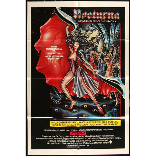 Nocturna (1979) Original Movie Poster Folded 27x41