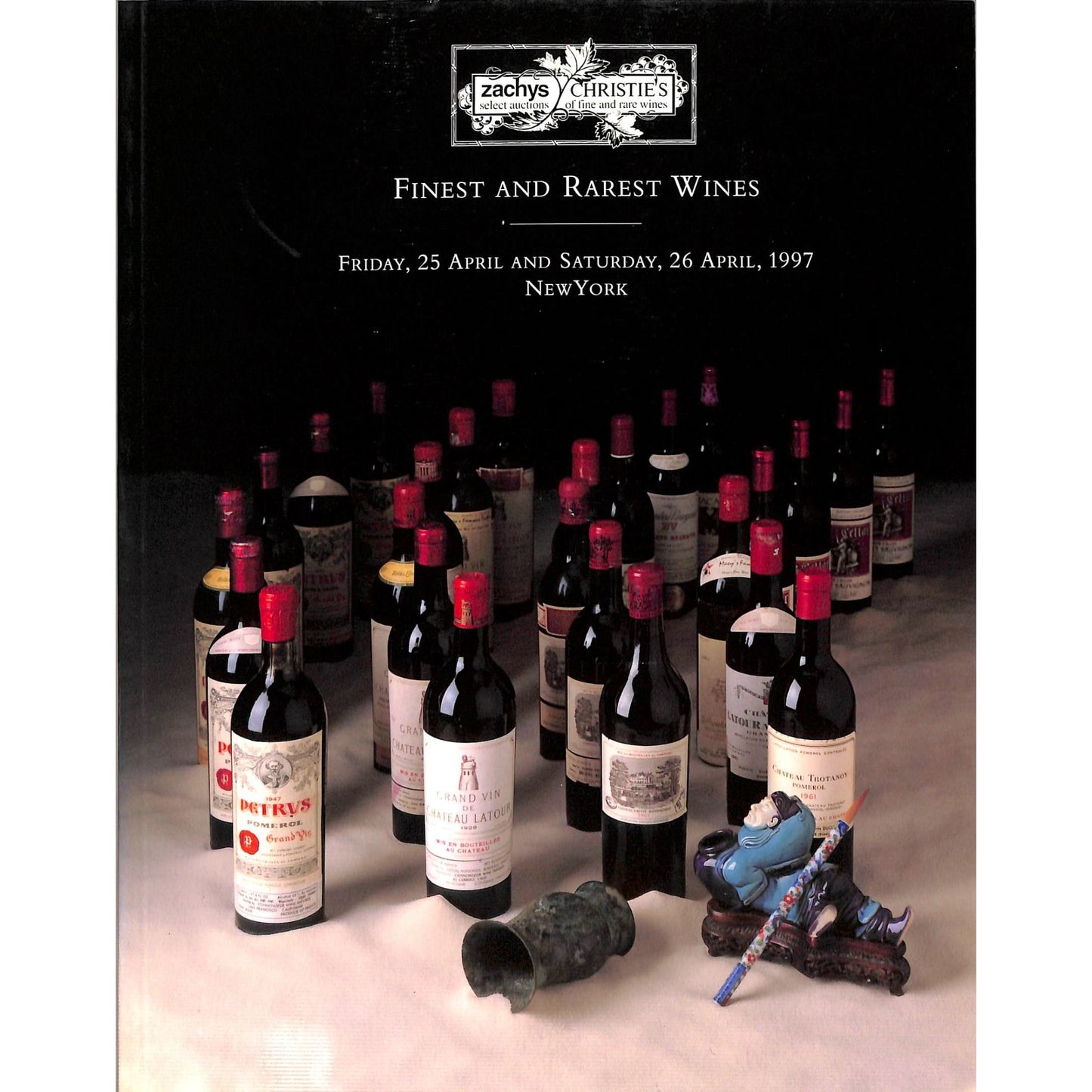 Christie’s Finest and Rarest Wines Auction Catalog 1997
