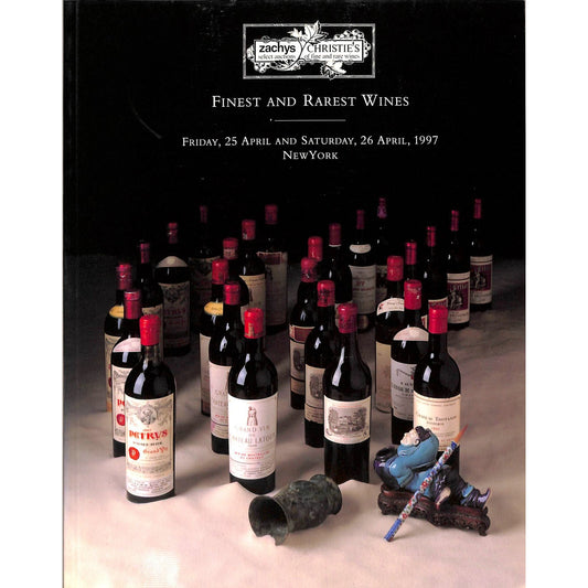 Christie’s Finest and Rarest Wines Auction Catalog 1997