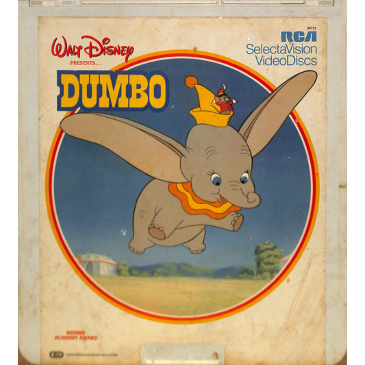 Dumbo (1941) Vintage CED RCA SelectaVision Videodisc TESTEDWORKING