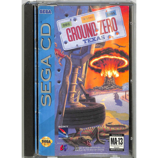 Ground Zero Texas (1993) Sega CD in Original Case *DISC 2 ONLY*