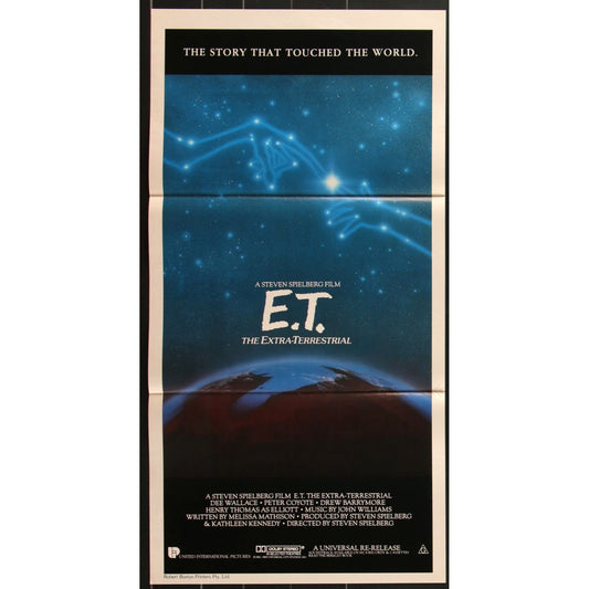 E.T The Extra-Terrestrial (1982) Original Australian Day Bill Movie Poster