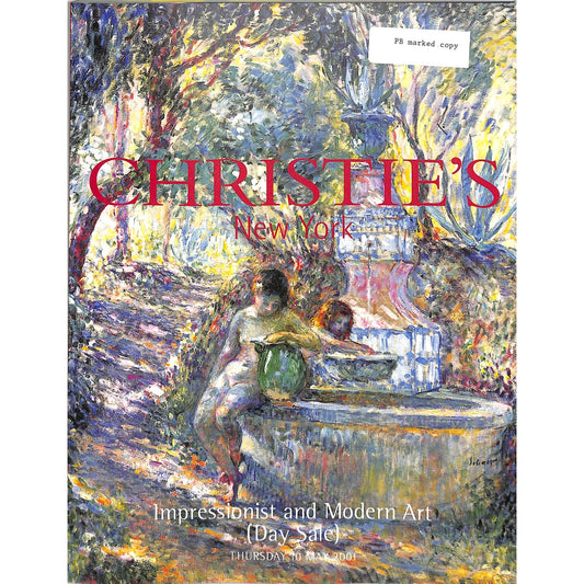 Christie's Impressionist and Modern Art Auction Catalog May 10, 2001