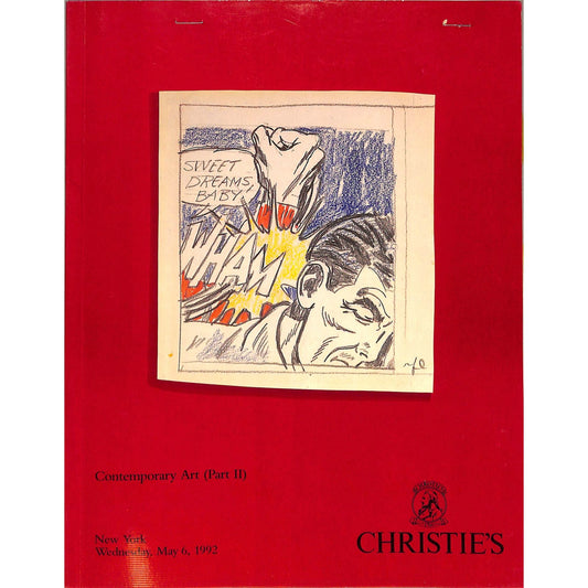Christie's Contemporary Art Part 2 Auction Catalog May 6, 1992