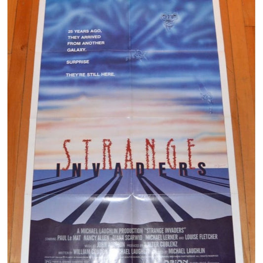 Strange Invaders (1983) Original Movie Poster Folded 27x41