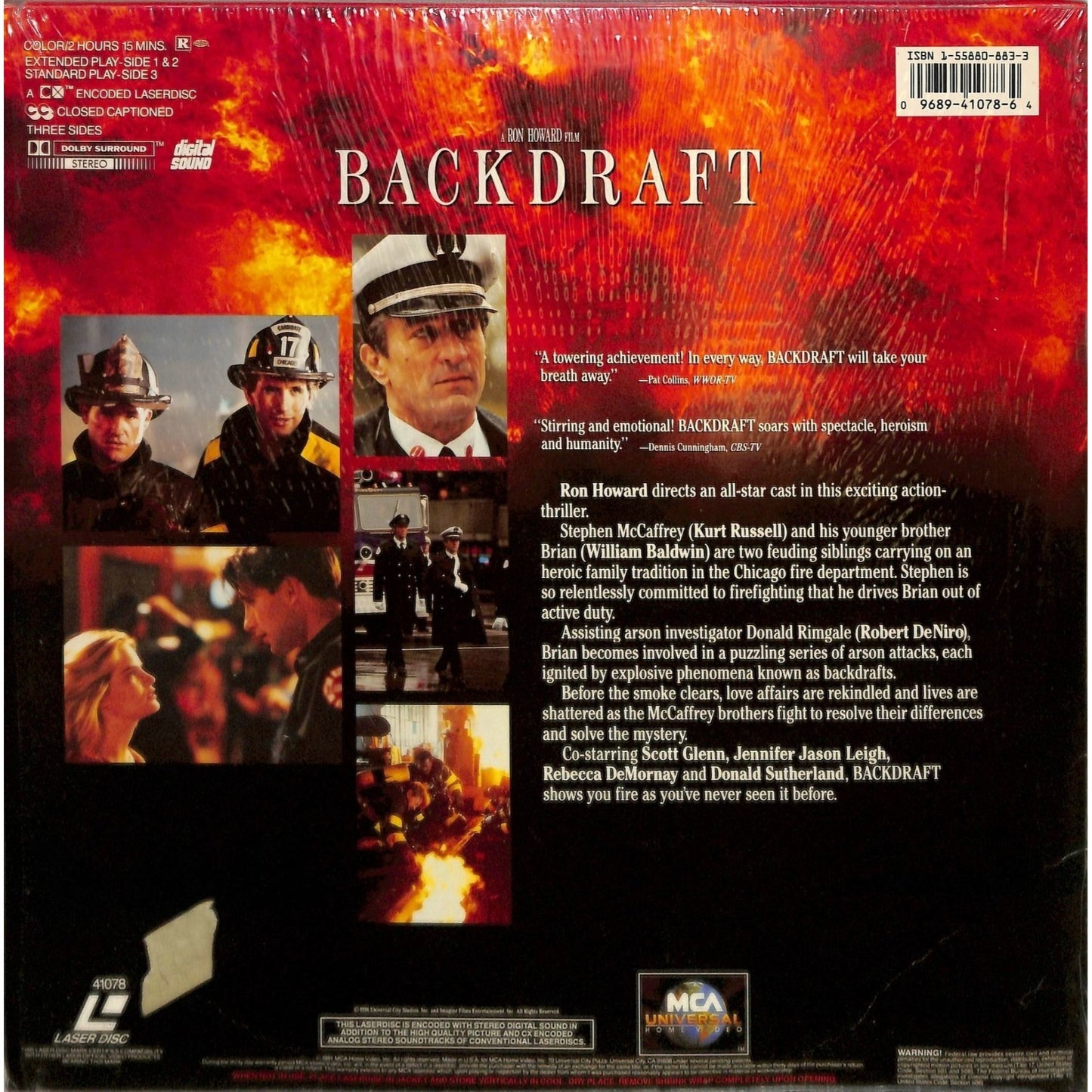Backdraft (1991) Laserdisc