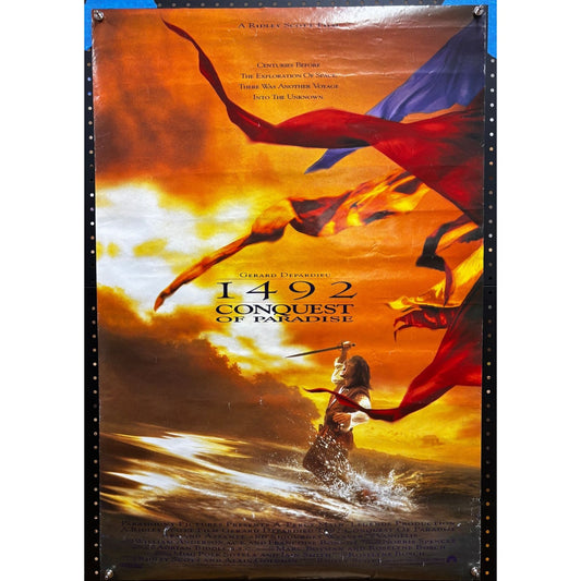1492: Conquest of Paradise (1992) Double-Sided, Original Rolled Poster (27x40)