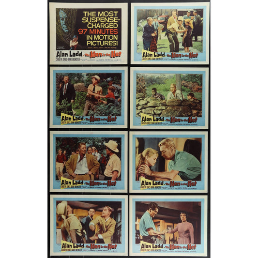 The Man in the Net (1959) Original Lobby Card Movie Poster Set 11x14