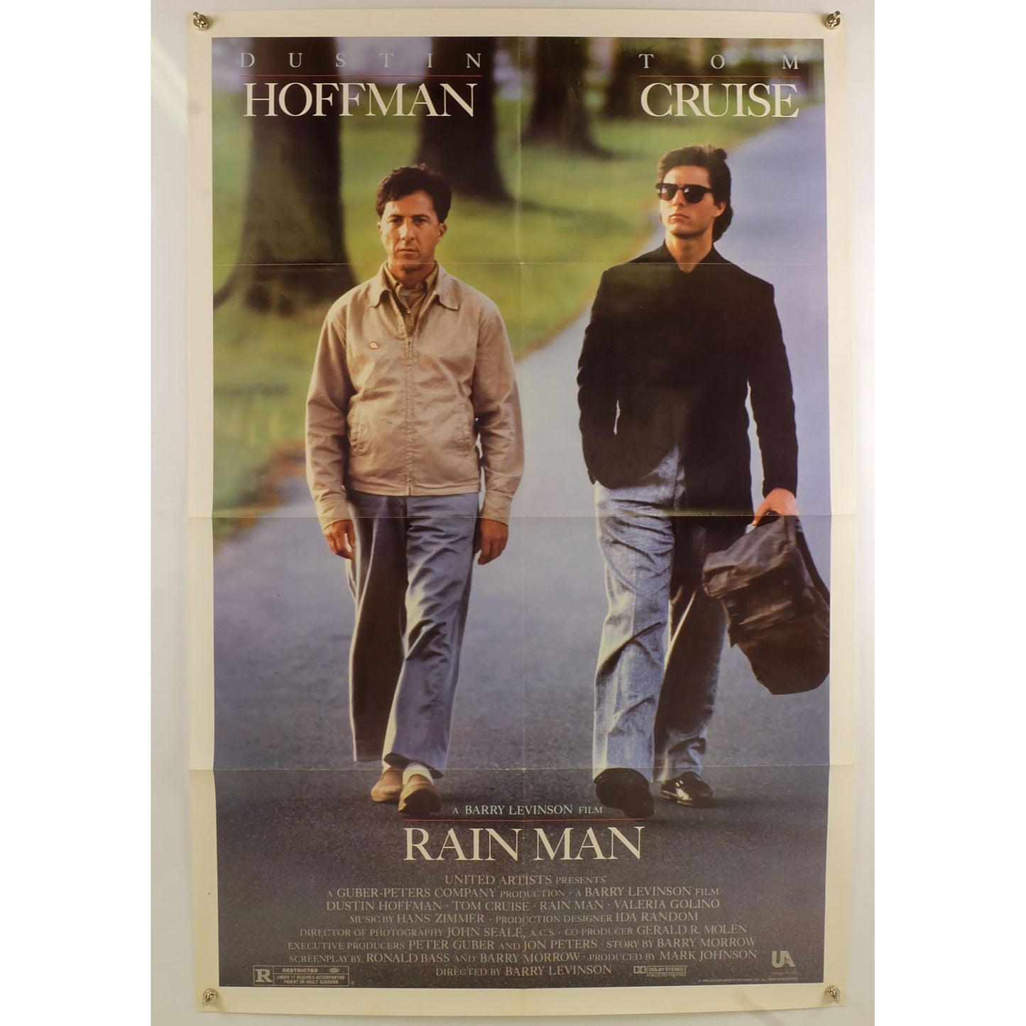 Rain Man (1988) Original Movie Poster Folded 27x41