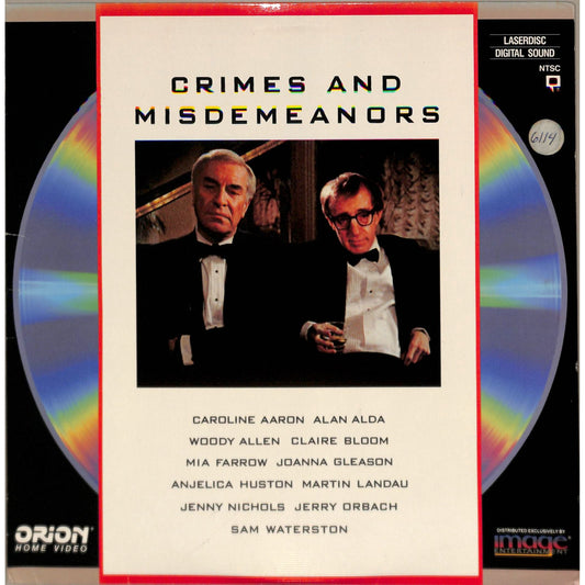 Crimes and Misdemeanors (1989) Laserdisc