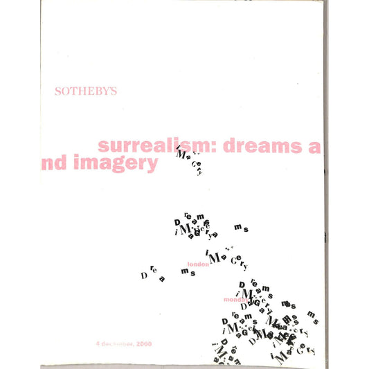 Sotheby's Surrealism: Dreams and Imagery Art Auction Catalog December 4, 2000