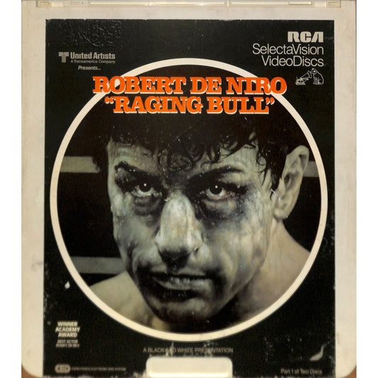 Raging Bull (1980) Vintage CED RCA SelectaVision Videodisc TESTED WORKING
