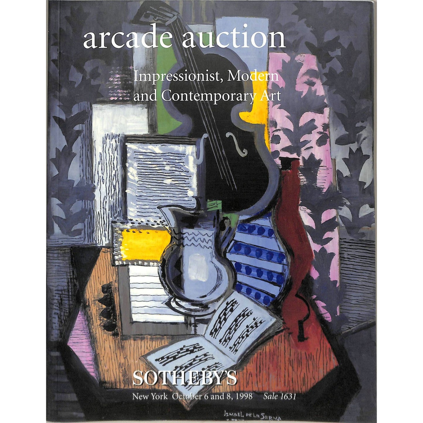 Sotheby's Impressionist/Modern Contemporary Art Auction Catalog Oct 6-8 1998