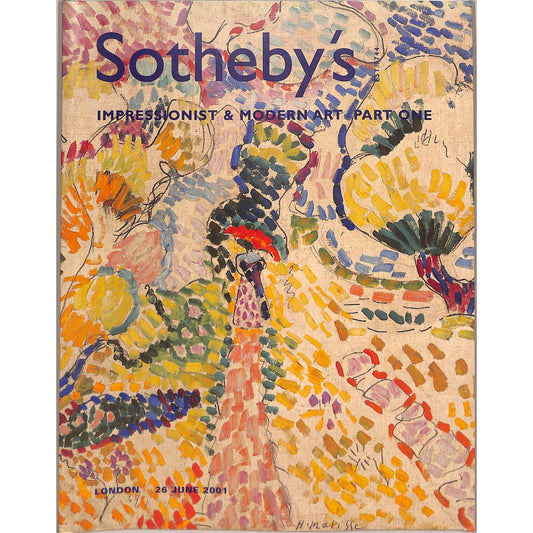 Sotheby's Impressionist & Modern Art Part 1 Auction Catalog June 26, 2001