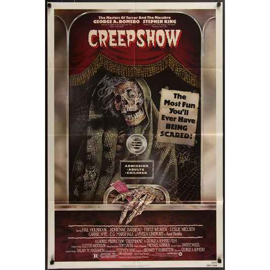Creepshow (1982) Original Movie Poster Folded 27x41