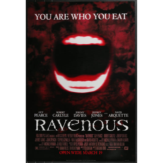 Ravenous (1999) Original Single-sided Movie Poster Rolled 27x40