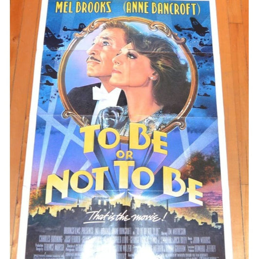 To Be or Not to Be (1983) Original Movie Poster Folded 27x41