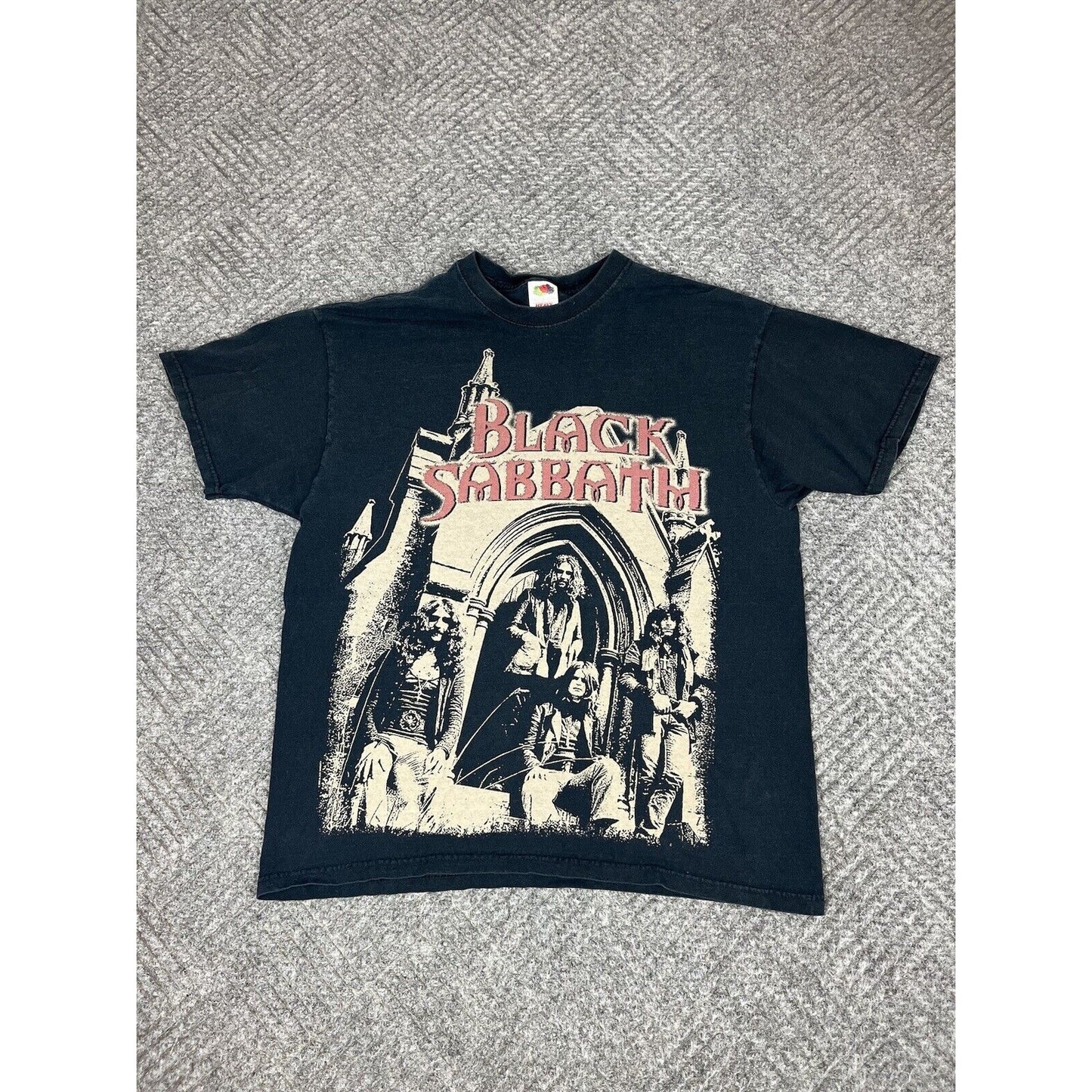 Y2K Black Sabbath T-Shirt Men XL Heavy Metal Hard Graphic Short Sleeve Adult