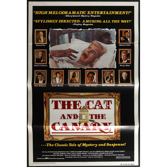 The Cat and the Canary (1978) Original Movie Poster Folded 27x41 EM8-516