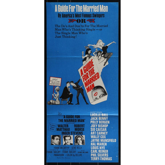 A Guide for the Married Man (1967) Orig. Australian Daybill Movie Poster 13x30