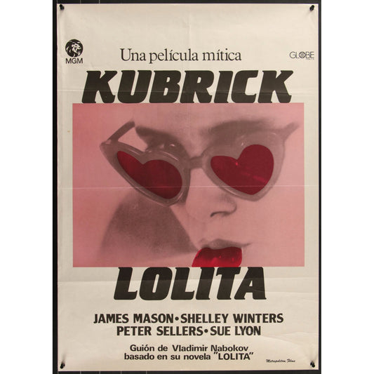 Lolita (R1980s) Original Spanish Movie Poster 25 3/4 x 36 1/4