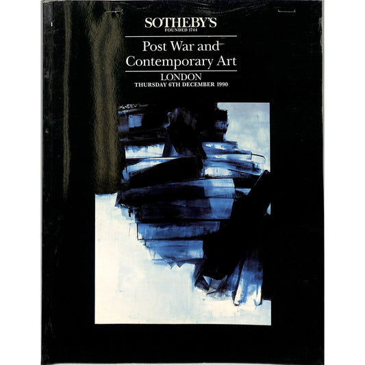 Sotheby's Post War & Contemporary Art Auction Catalog December 6, 1990