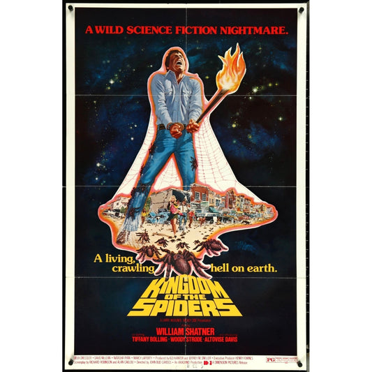 Kingdom of the Spiders (1977) Original Movie Poster Folded 27x41