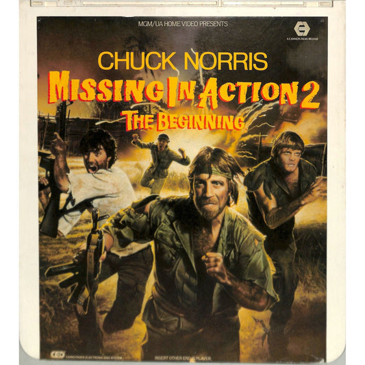 Missing in Action 2: The Beginning (1985) Vintage CED MGM Videodisc