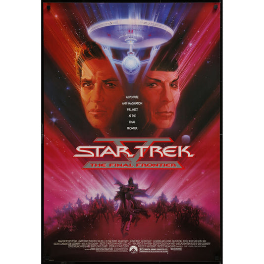 STAR TREK V - The Final Frontier (1989) Original Single-sided Movie Poster 27x40