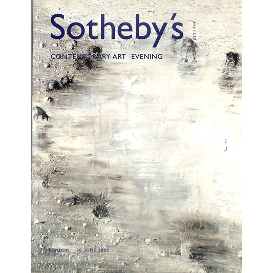 Sotheby's London Contemporary Art Auction Catalog June 26, 2002