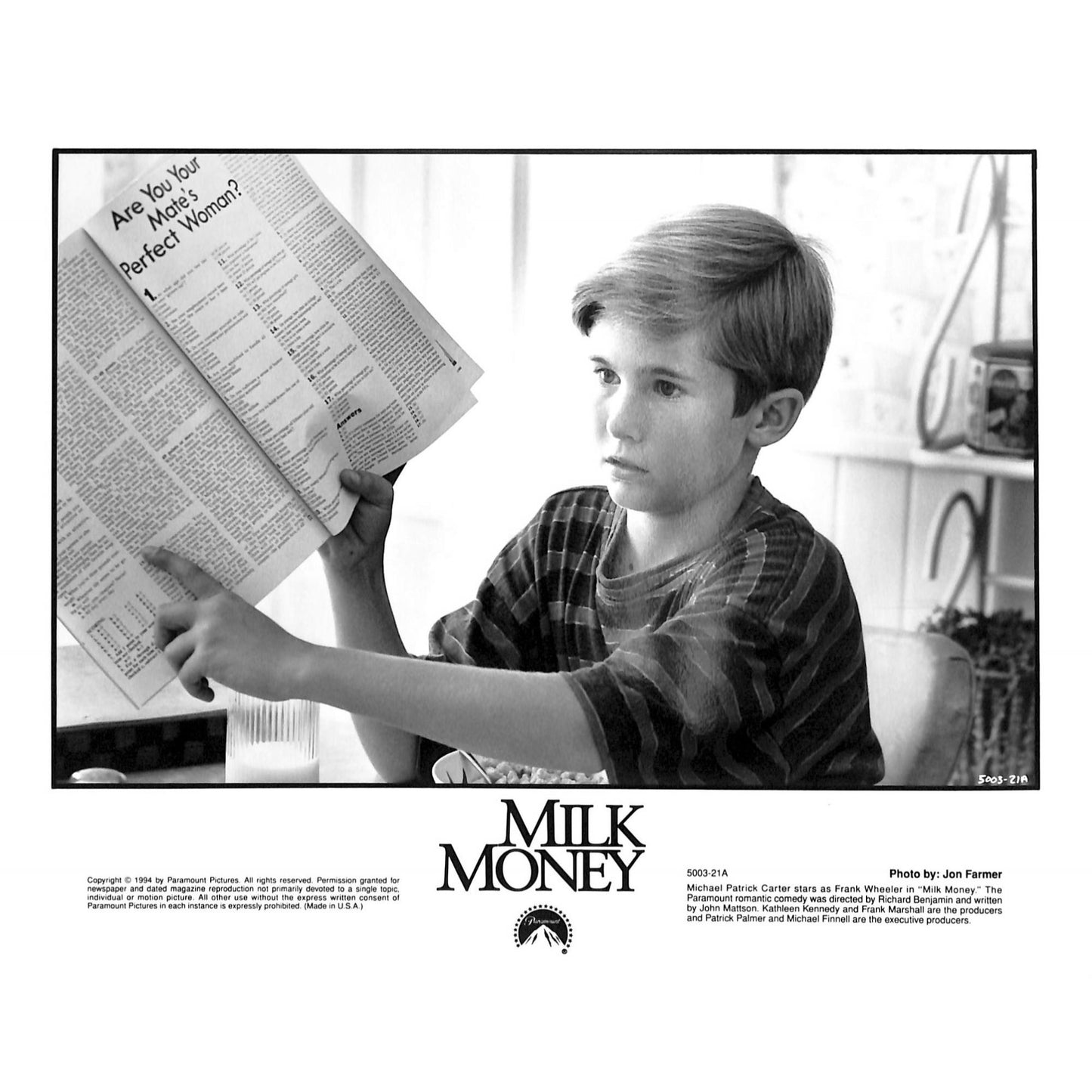 Milk Money (1994) Movie Still Full Set 8x10