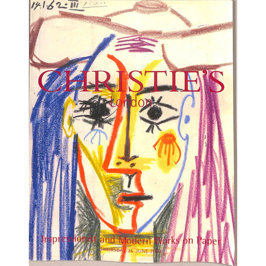 Christie's Impressionist and Modern Works on Paper Auction Catalog June 26, 2003
