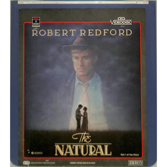 The Natural (1984) Vintage CED Videodisc TESTED WORKING