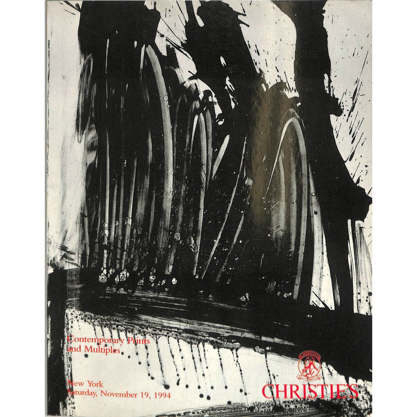 Christie's Contemporary Prints and Multiple Auction Catalog November 19, 1994