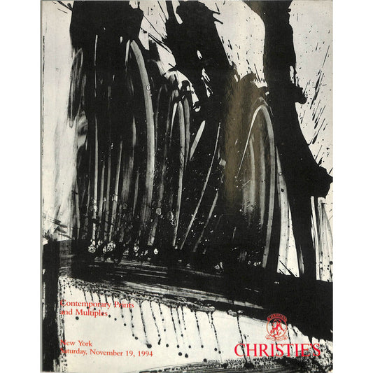Christie's Contemporary Prints and Multiple Auction Catalog November 19, 1994