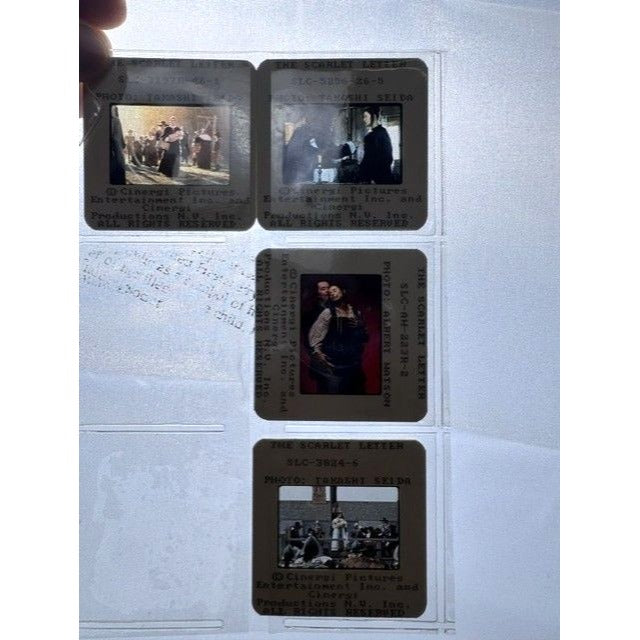 Multiple Vintage 35mm Movie Slides