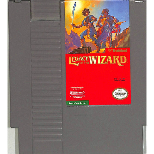Legacy of the Wizard (1987) Nintendo NES Cartridge + Instructions Booklet