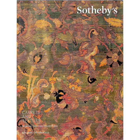 Sotheby's Carpets and Textiles Auction Catalog October 1, 2015