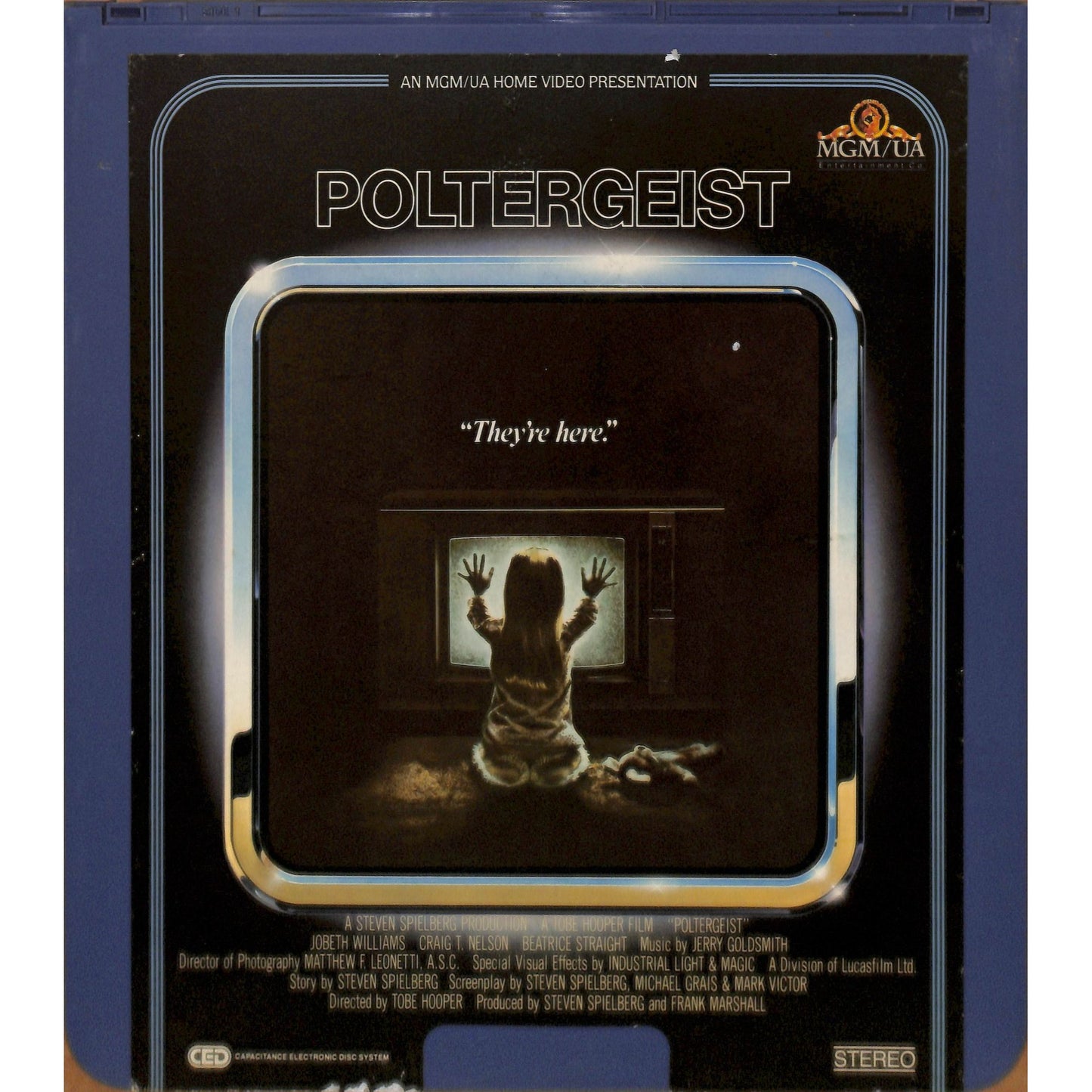 Poltergeist (1982) Vintage CED RCA SelectaVision VideoDisc TESTED WORKING