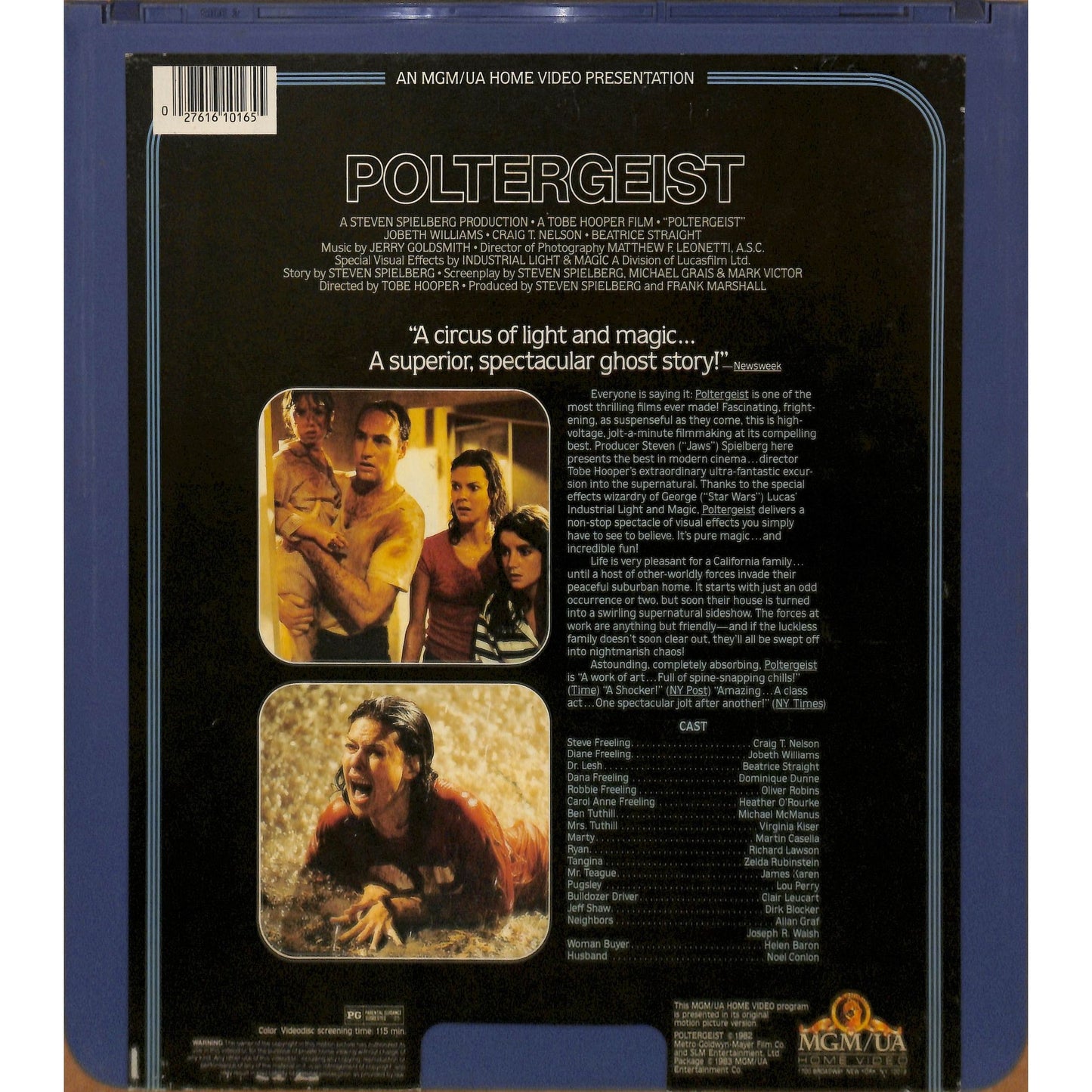 Poltergeist (1982) Vintage CED RCA SelectaVision VideoDisc TESTED WORKING