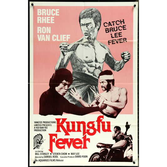 Kung Fu Fever (1979) Original Movie Poster Folded 27x41