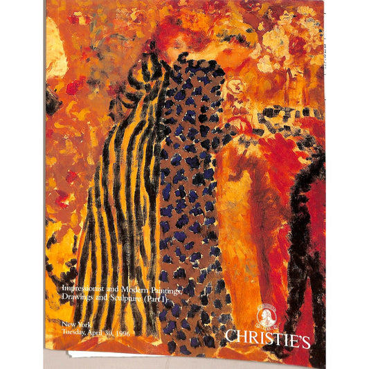 Christie's Impressionist and Modern Art Part 1 Auction Catalog April 30, 1996