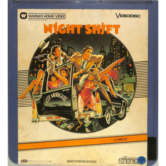 Night Shift (1982) Vintage CED Videodisc
