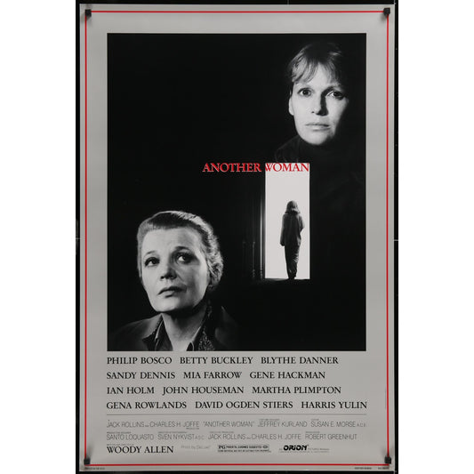 Another Woman (1988) Original Movie Poster Rolled 27x41
