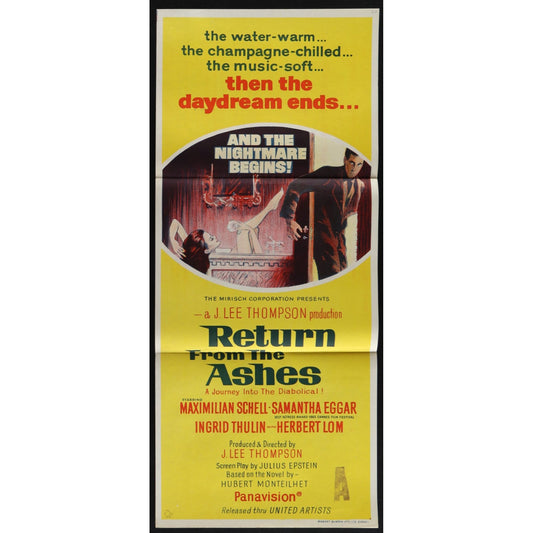 Return from the Ashes (1965) Original Australian Daybill Movie Poster 13x30