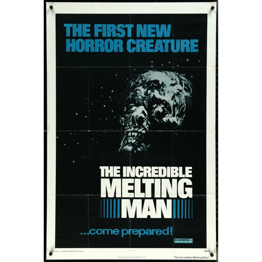 The Incredible Melting Man (1977) Original Movie Poster Folded 27x41