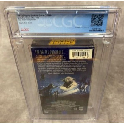 The Empire Strikes Back (1980) Sealed 1992 VHS CGC Graded 9.8 A++ SEAL